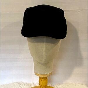D&Y Womens Black Classic Pageboy Newsboy Baker-boy Hat Cap Preppy Poetcore